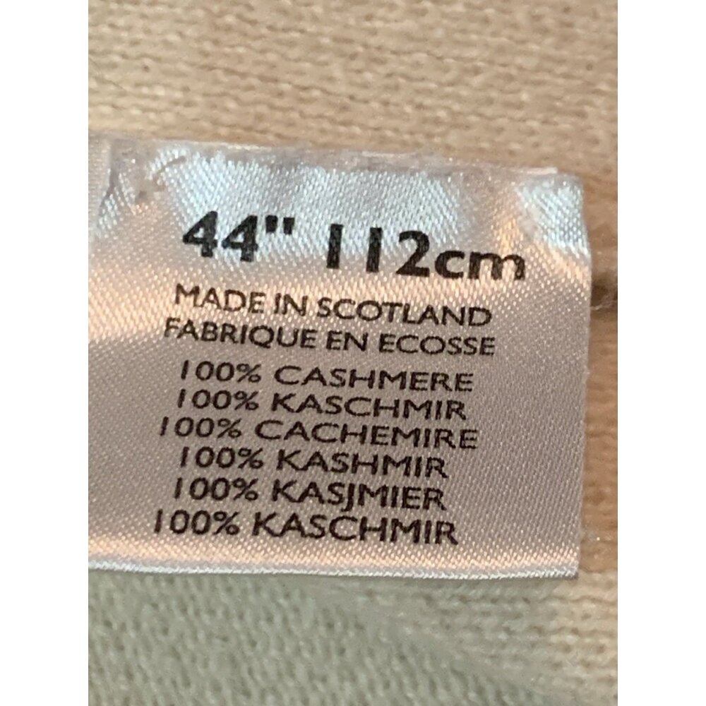 Johnstons of Elgin 100% Scottish Cashmere Full-Zip Cardigan Ivory 44/L Neutral - Picture 6 of 8